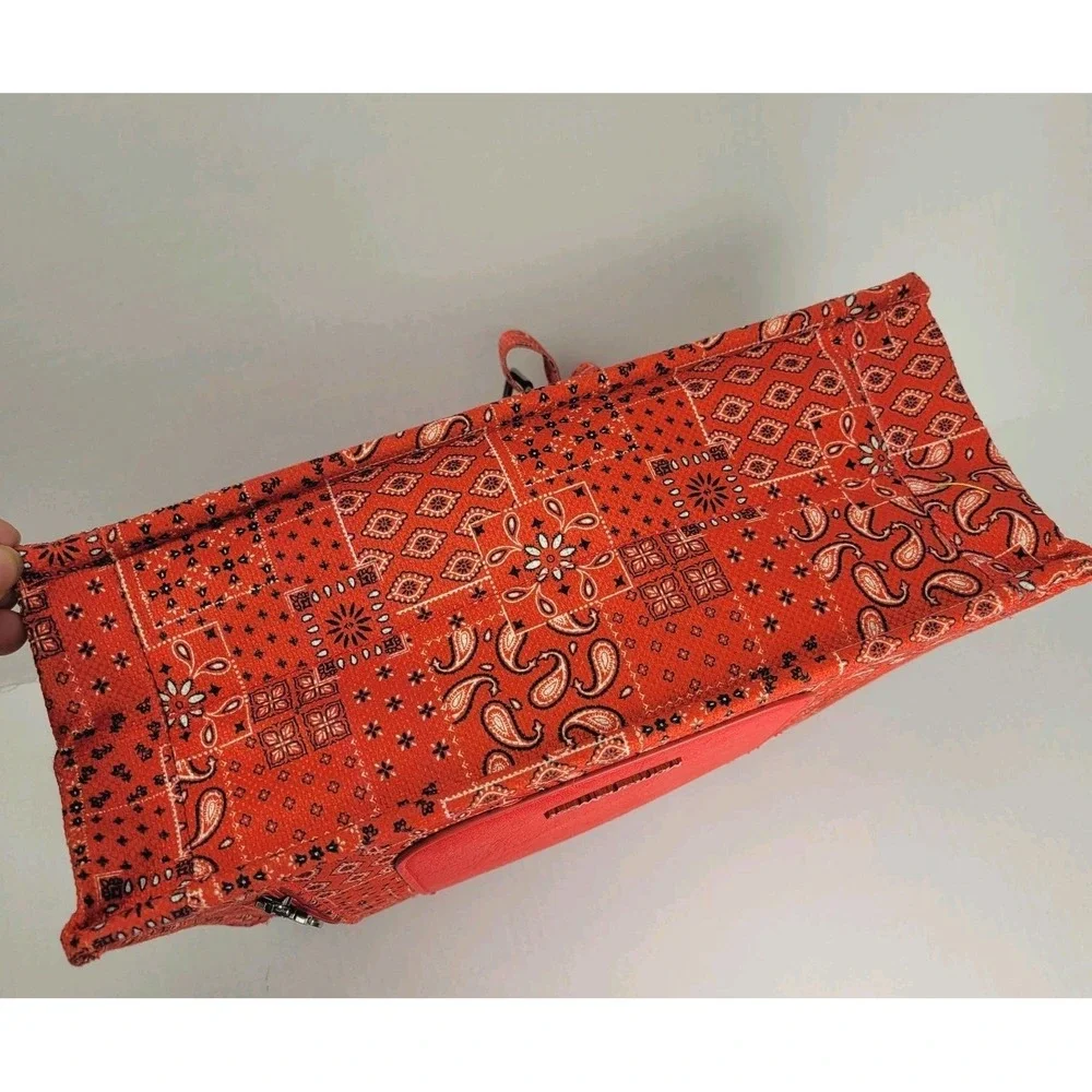 Montana West Red Bandana‎ Paisley Crossbody Tote Guitar Strap NWOT